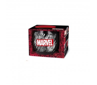 Taza Cerámica Globe 380Ml Marvel Pattern (Caja Regalo)