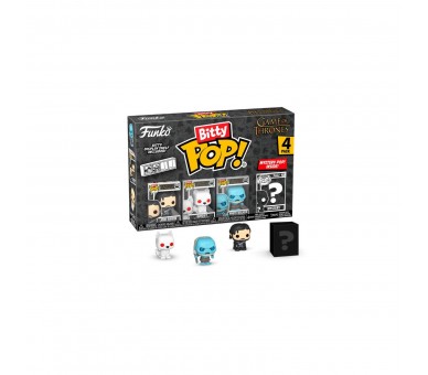 Blister 4 Figuras Bitty Pop Juego De Tronos Jon Snow