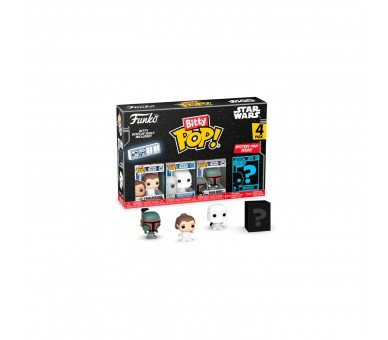 Blister 4 Figuras Bitty Pop Star Wars Leia