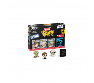Blister 4 Figuras Bitty Pop Star Wars Han
