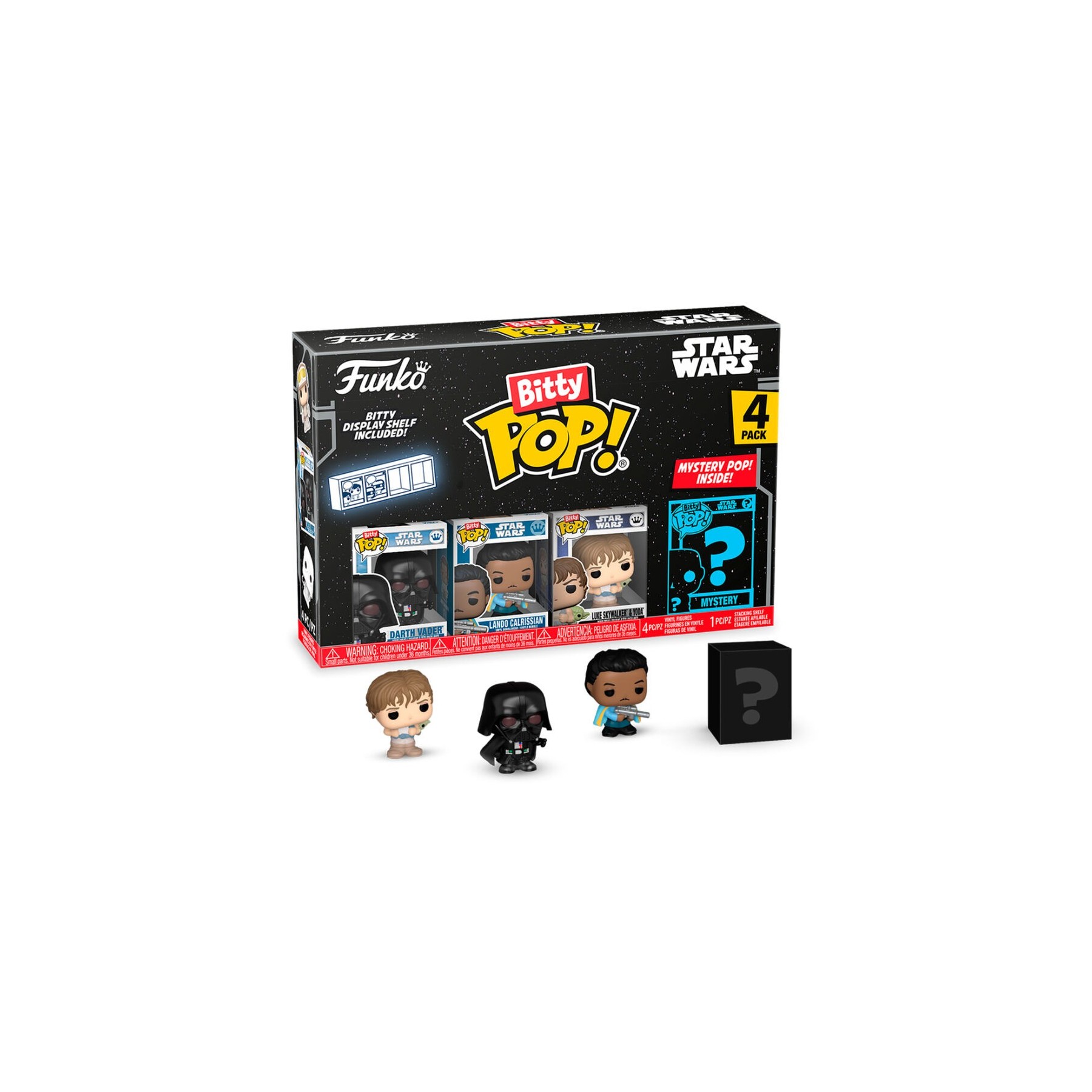 Blister 4 Figuras Bitty Pop Star Wars Darth Vader