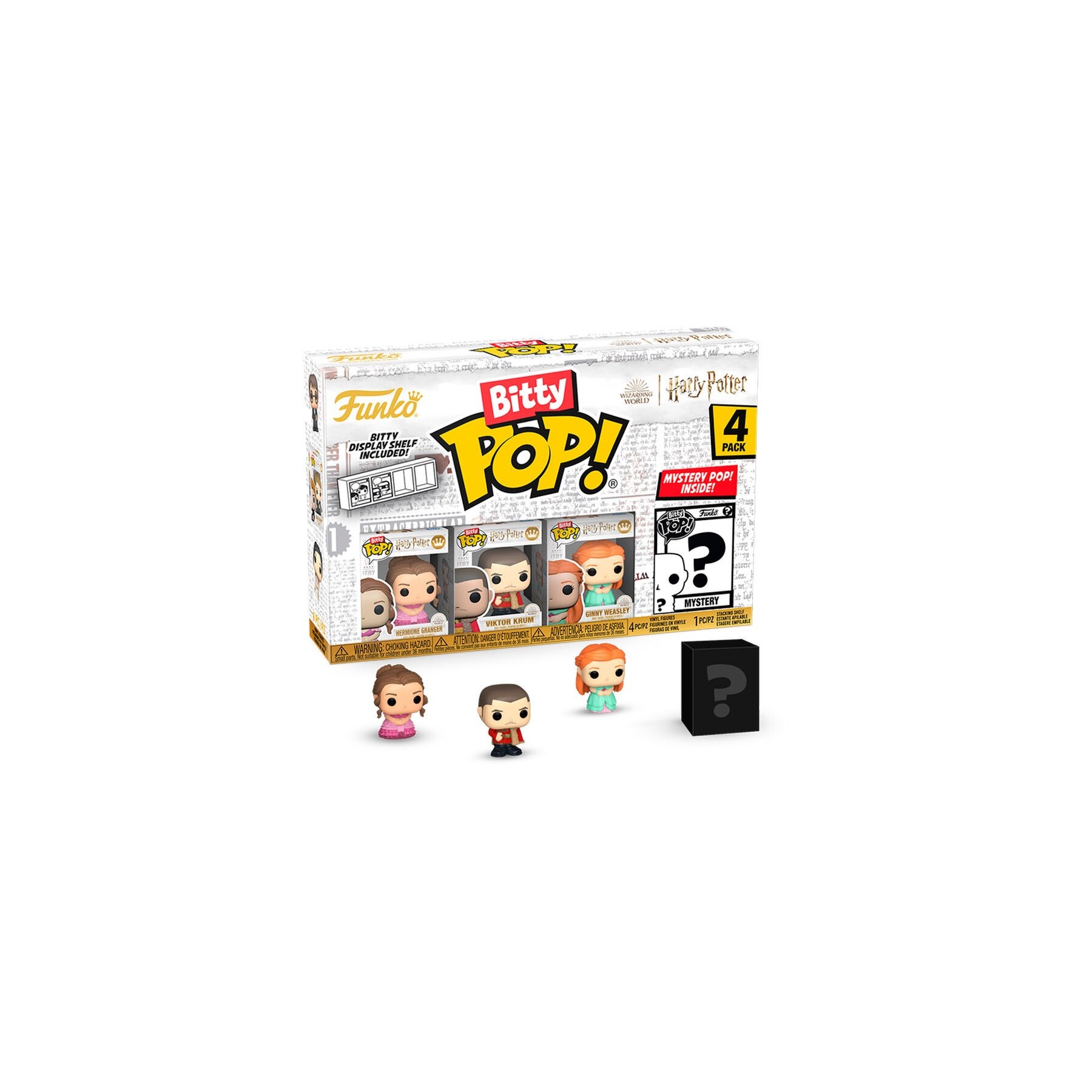 Blister 4 Figuras Bitty Pop Harry Potter Hermione