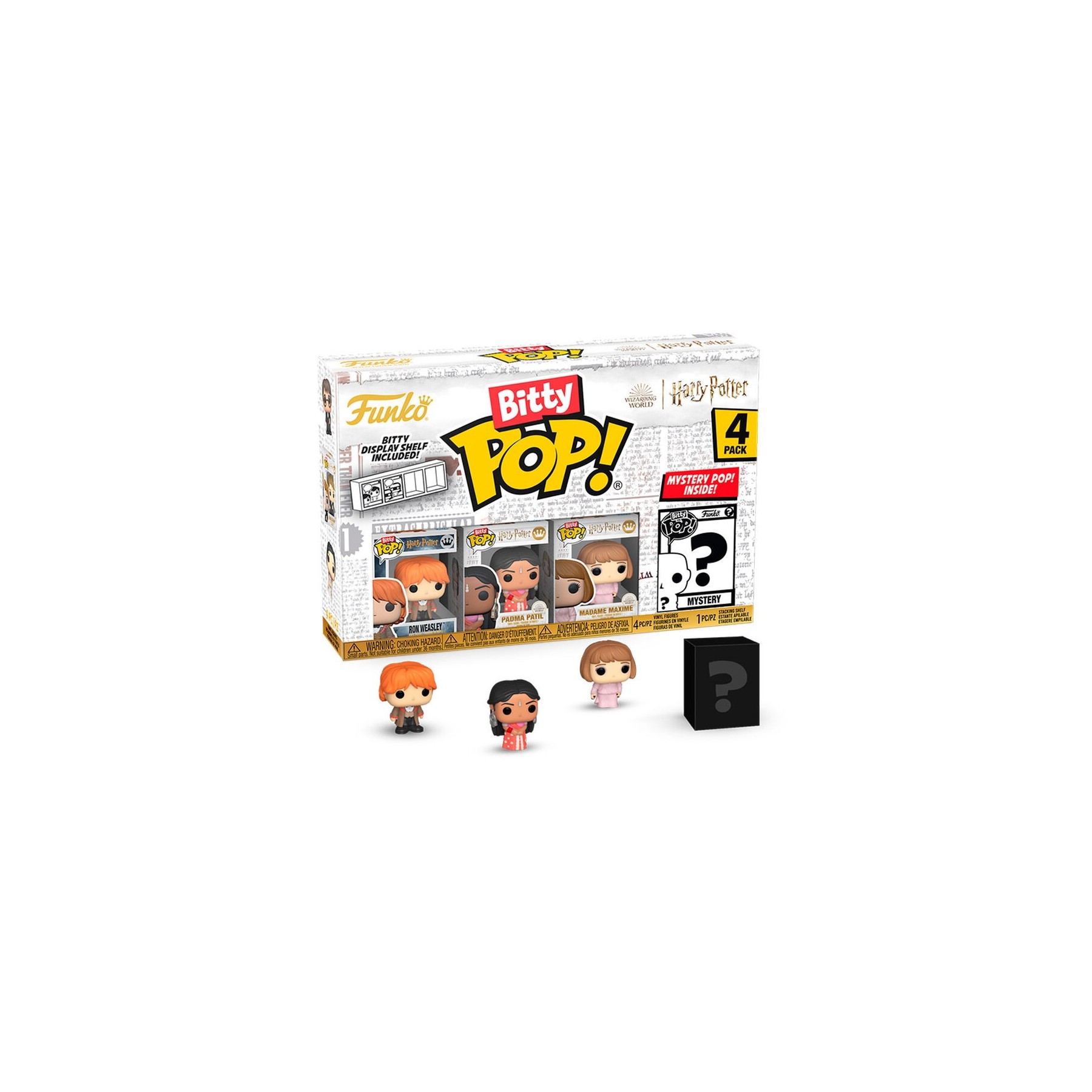 Blister 4 Figuras Bitty Pop Harry Potter Ron