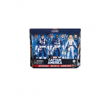Blister 3 Figuras Dum Dum Dugan Nick Fury Jr Sharon Carter C
