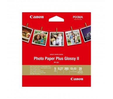 Papel Fotográfico Canon Pp-201/ 13 X 13Cm/ 265G/ 20 Hojas/ B