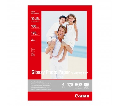 Papel Fotográfico Canon Gp-501/ 10 X 15Cm/ 170G/ 100 Hojas/