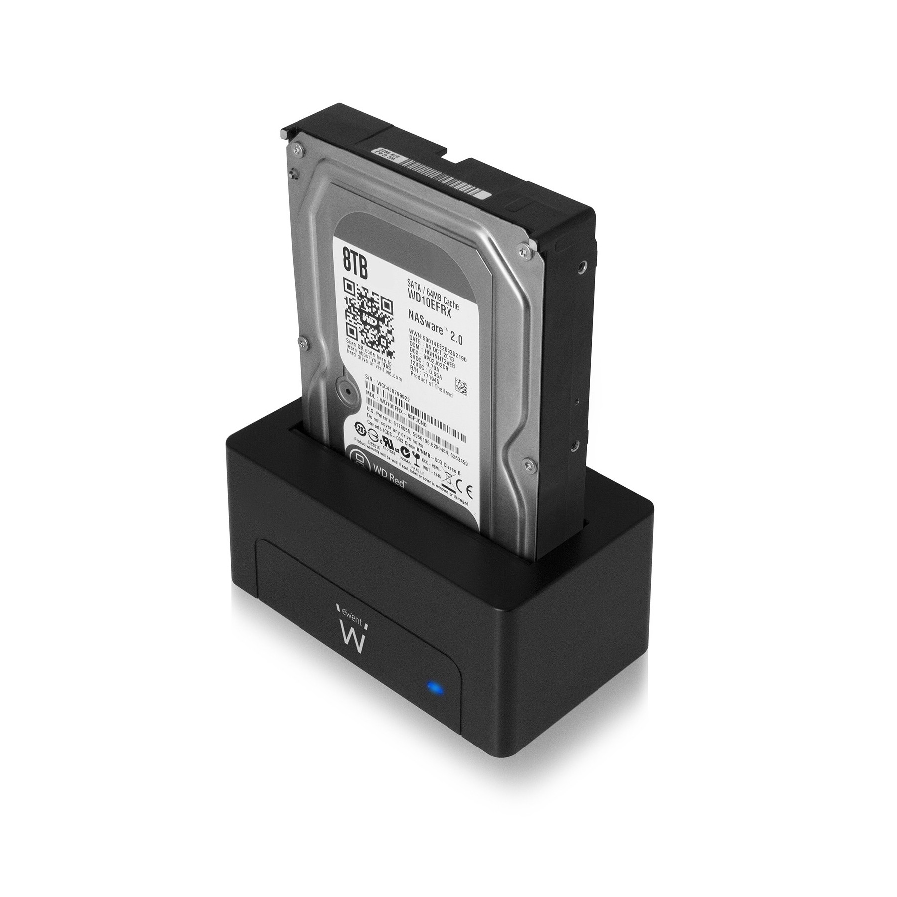 Ewent Ew7012 Dock Station Dual 2.5"-3.5" Usb 3.0