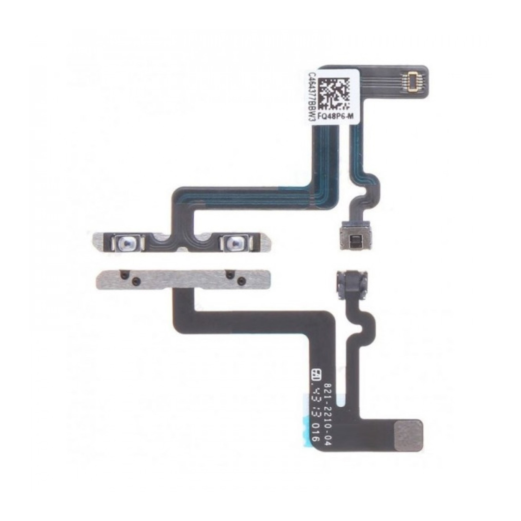 Flex Volumen Para iPhone 6S Plus Con Chapita De Metal