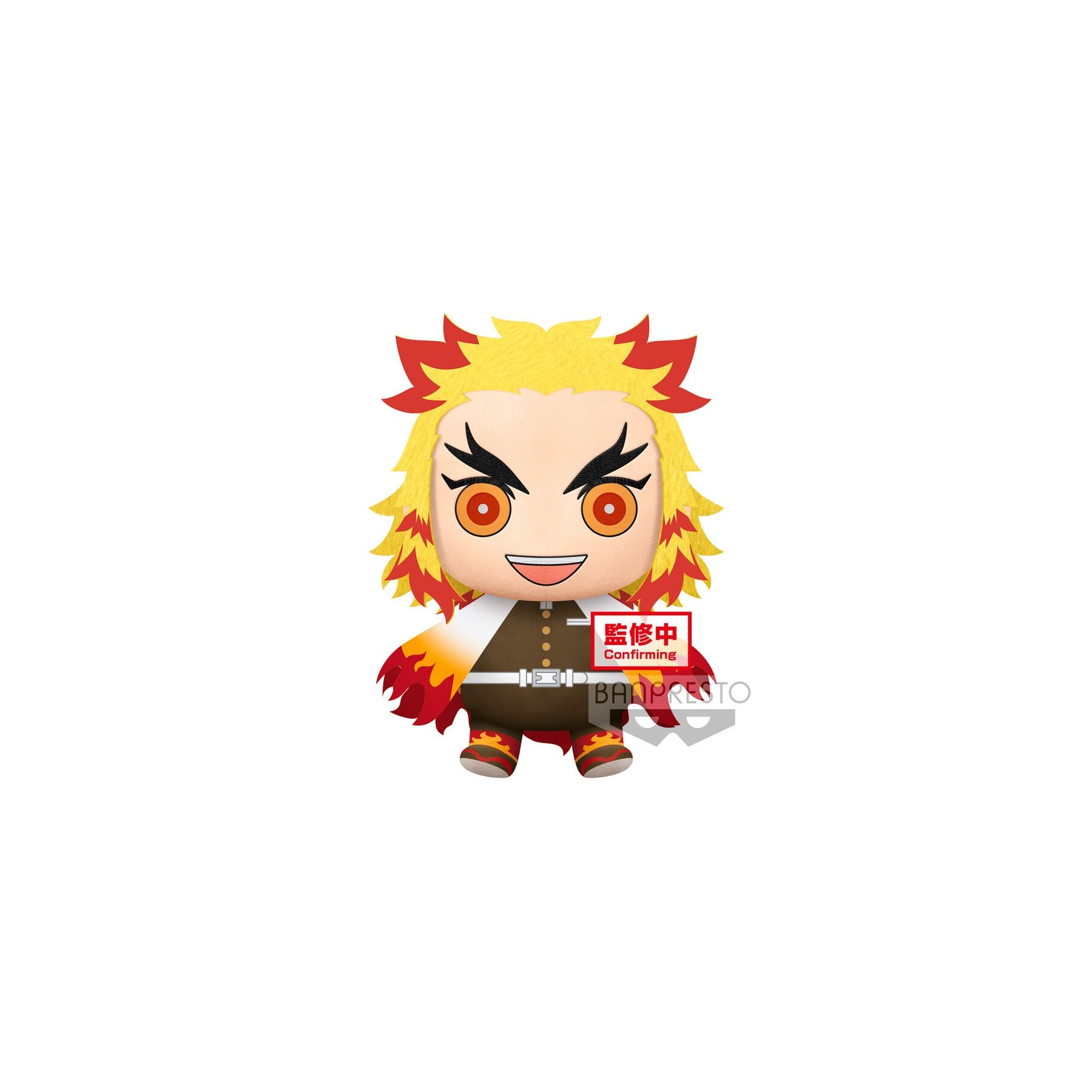 Peluche Kyojuro Rengoku Demon Slayer Kimetsu No Yaiba 32Cm