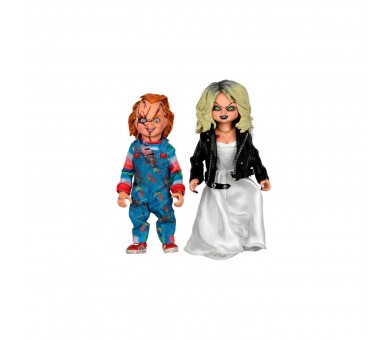 Pack 2 Figuras Clothed Chucky And Tiffany La Novia De Chucky