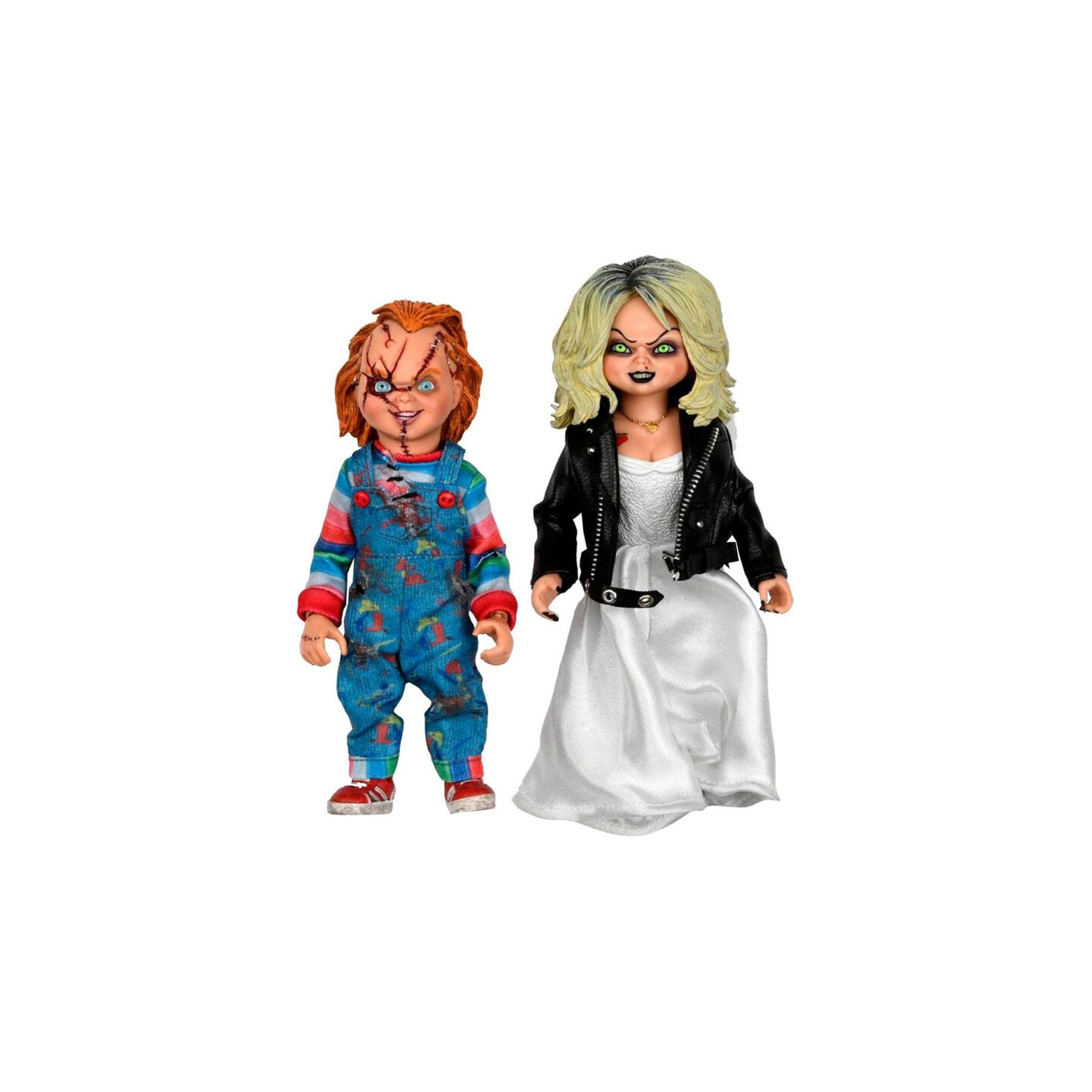 Pack 2 Figuras Clothed Chucky And Tiffany La Novia De Chucky