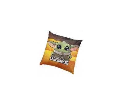 Cojin El Cabezoniano Mandalorian Star Wars