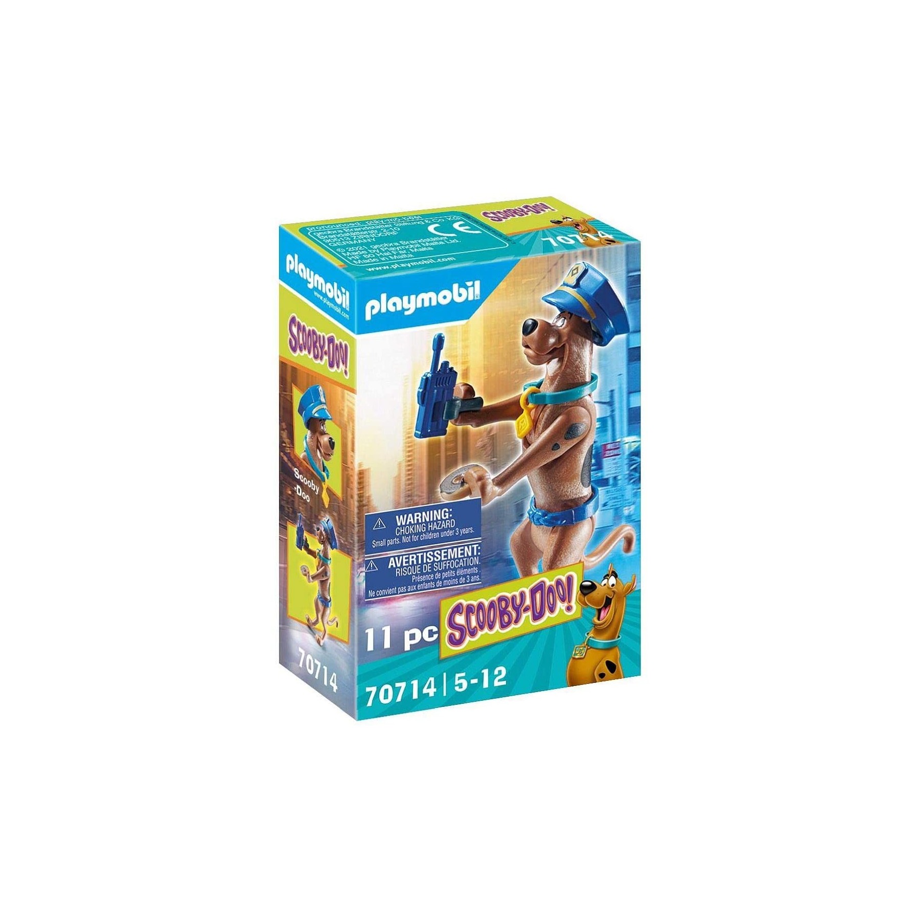 Playmobil Scooby - Doo! Figura Coleccionable Policia