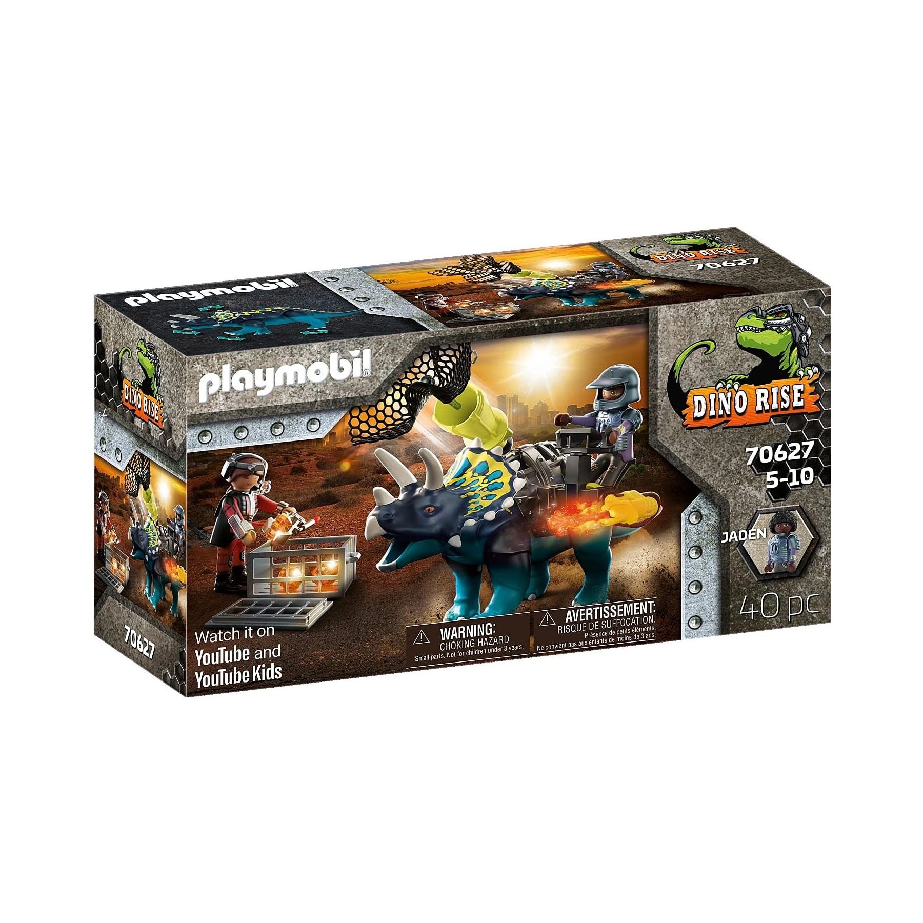 Playmobil Triceratops: Disturbios Por Las Piedras Legendaria