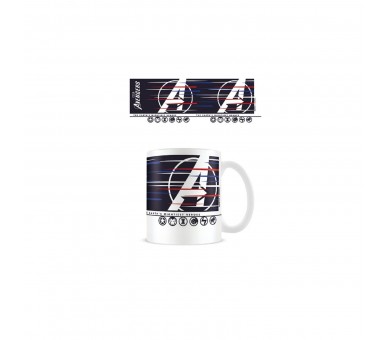 Taza De Desayuno Pyramid Marvel Avengers Los Vengadores Logo