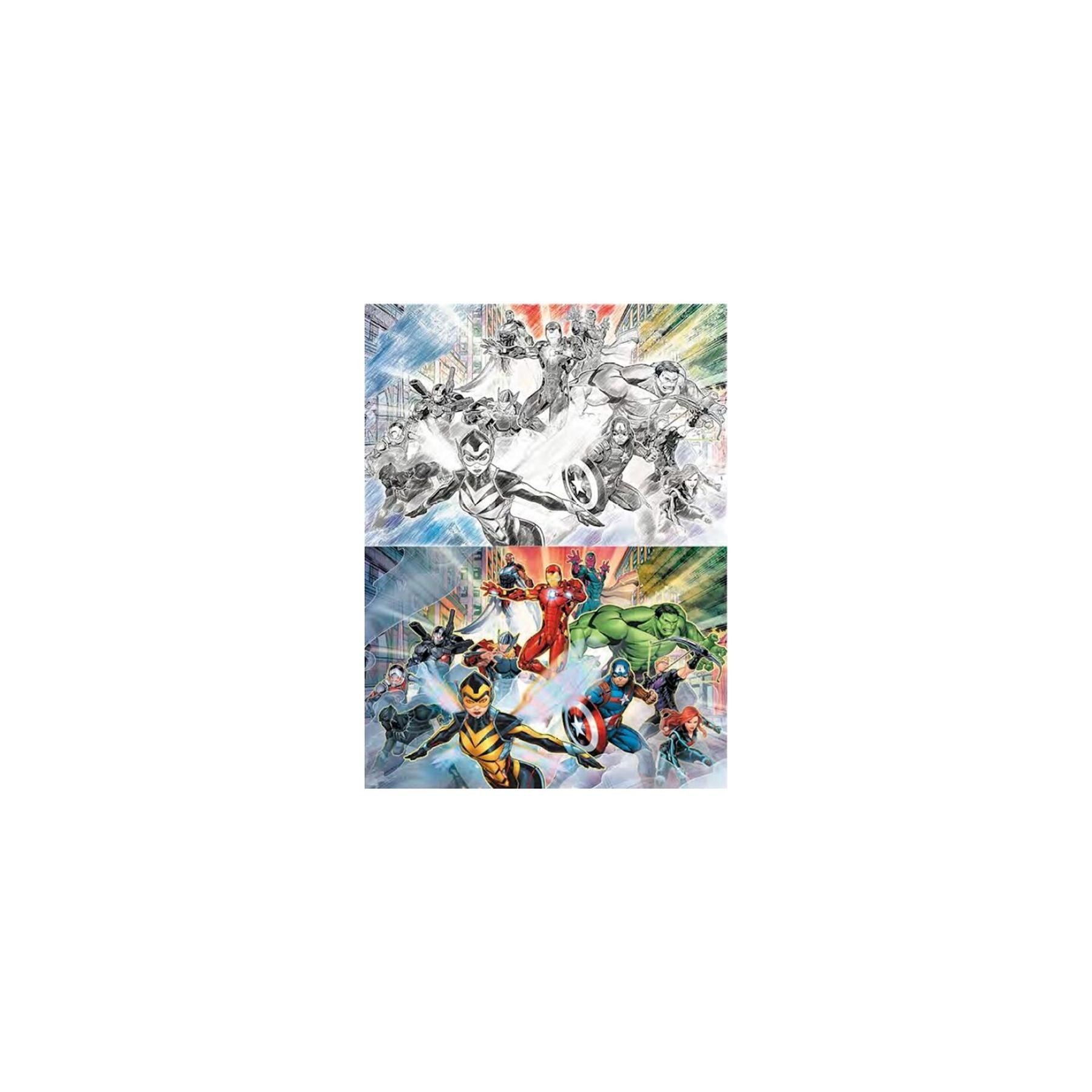 Puzzle Para Rascar Prime 3D Marvel Collage De Personajes 150