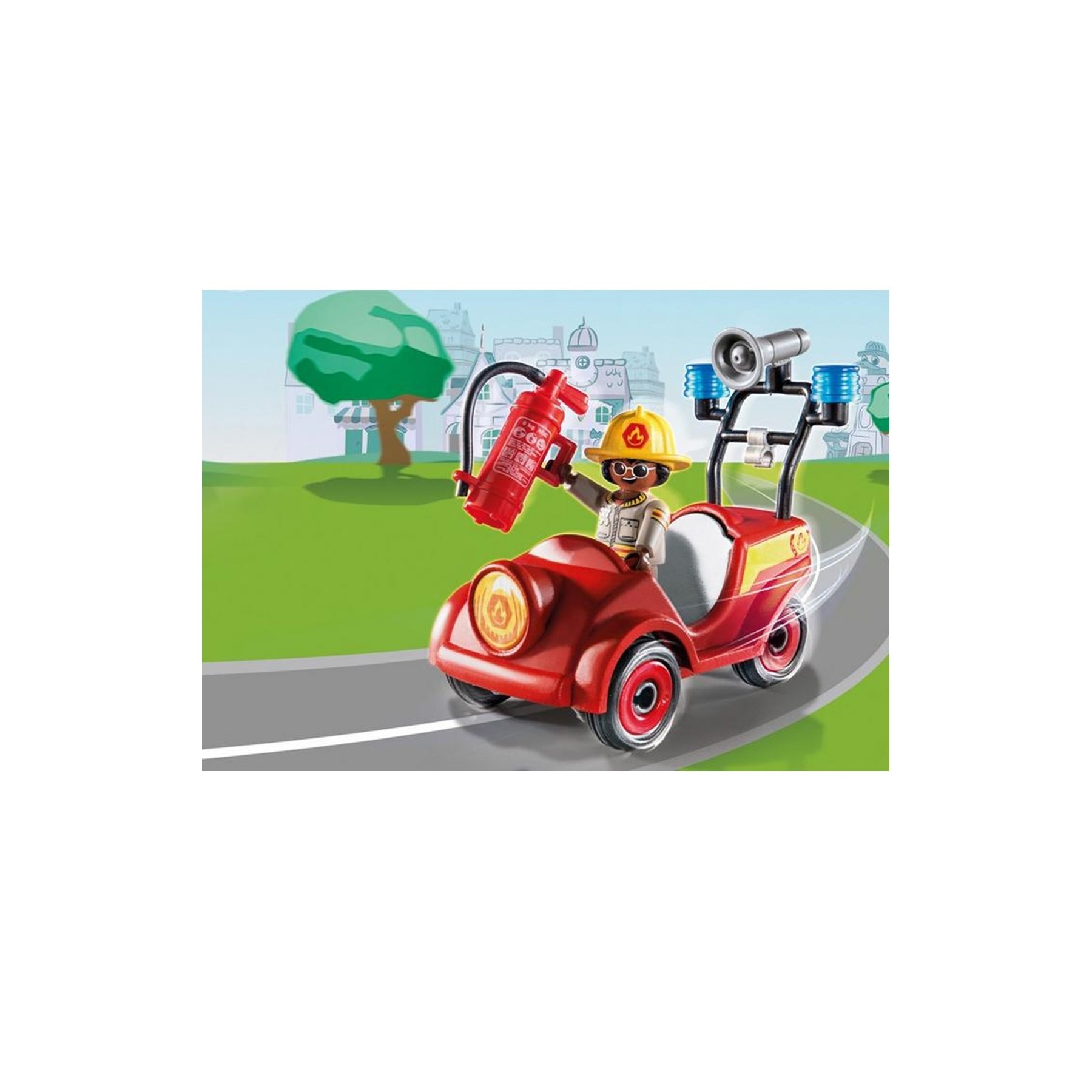 Playmobil D.O.C. Mini Coche De Bomberos