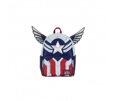 Mini Mochila Loungefly Marvel Falcon Capitán América Cosplay