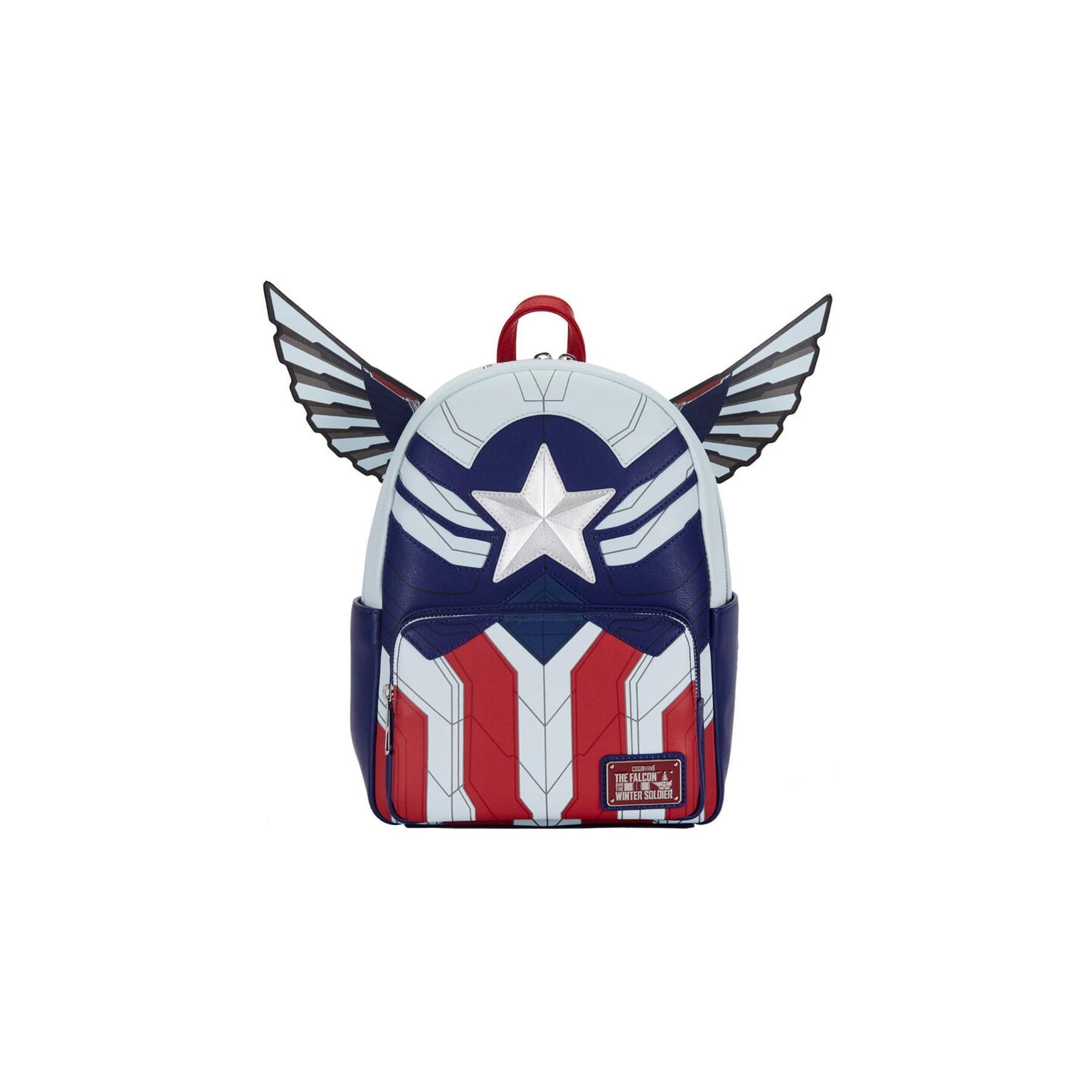 Mini Mochila Loungefly Marvel Falcon Capitán América Cosplay