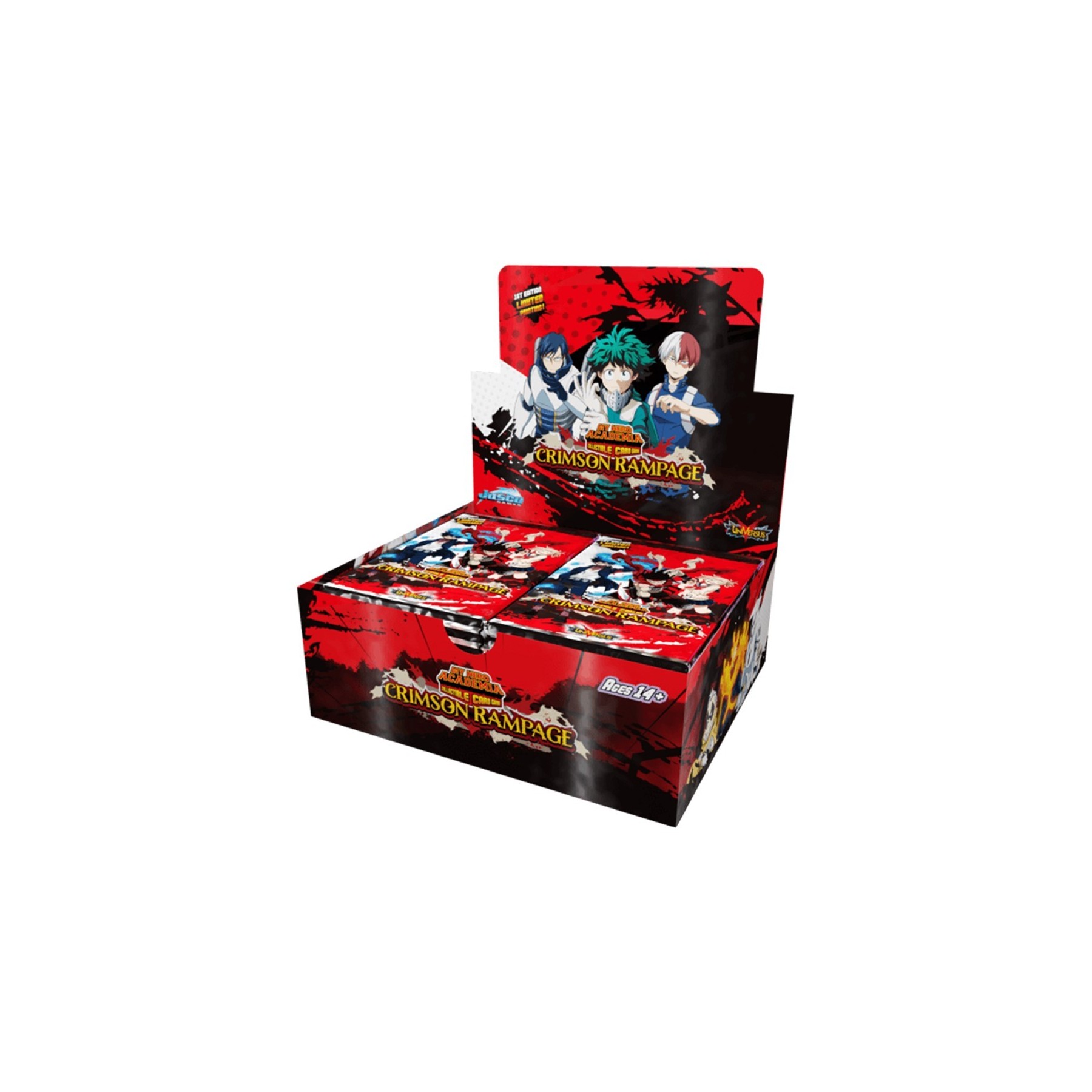 Juego De Cartas My Hero Academia Booster Pack Crimson Rampag