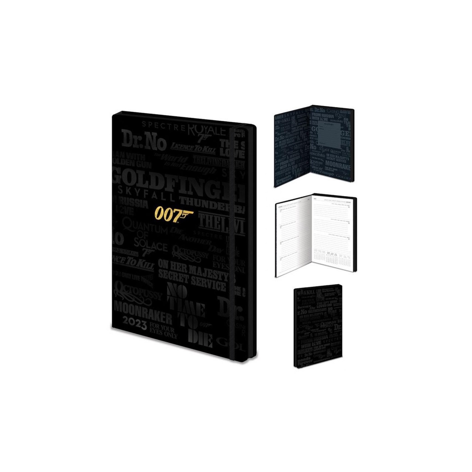Diario 2023 Pyramid James Bond 007