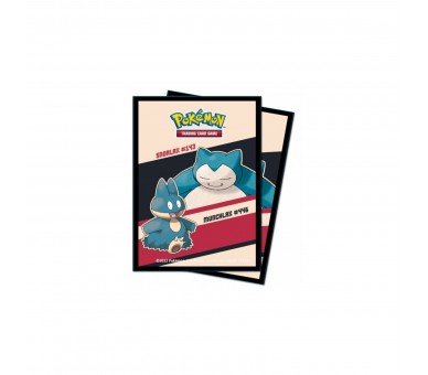 Fundas Estándar Ultra Pro Pokemon Snorlax & Munchlax 65 Unid