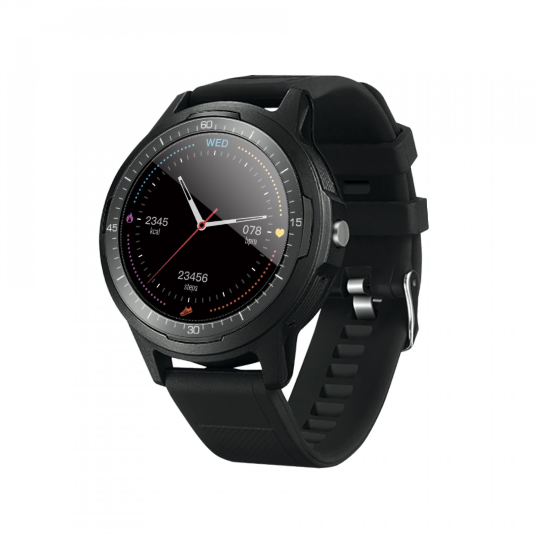 Reloj Inteligente Equo Sport Impermeable  Táctil Negro