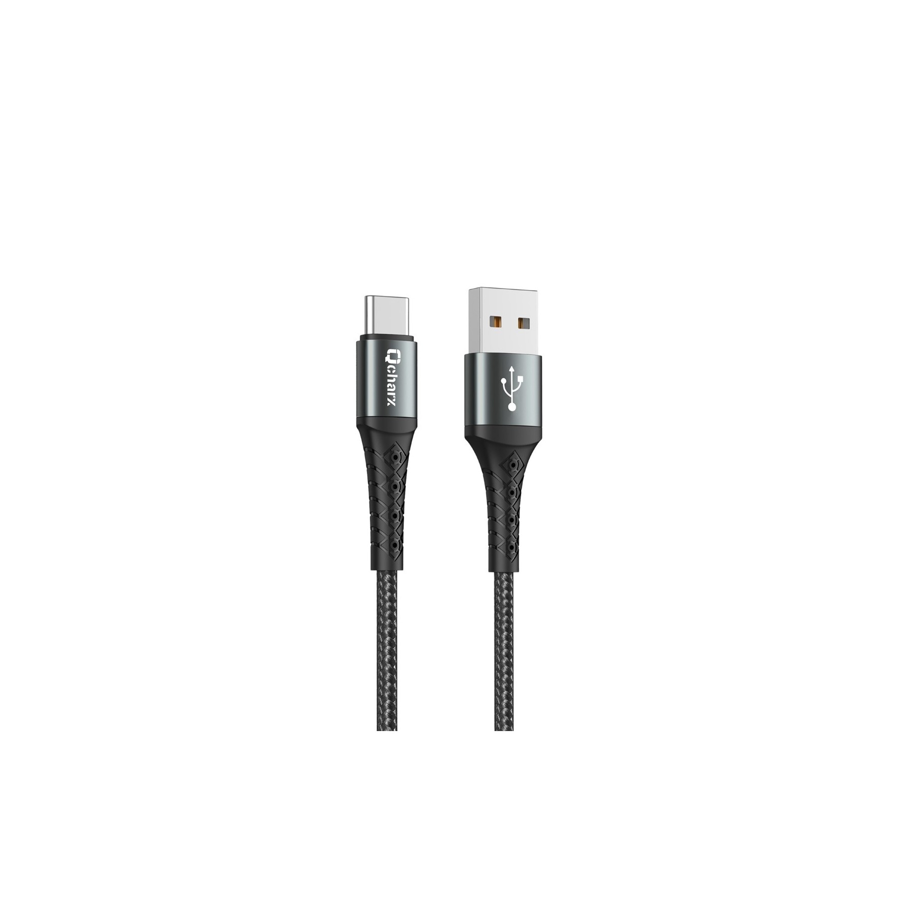 Cable Qcharx Lyon Usb A Tipo C 3A - 1 M - Aleación De Alumin