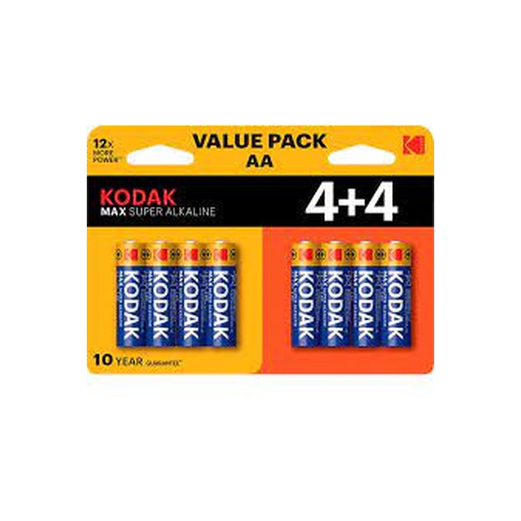 Blister Pilas Kodak Alcalina Max Aa Lr6  Blister 4+4