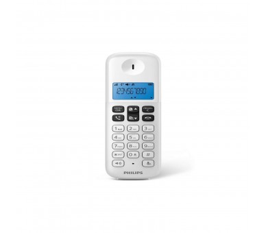 Teléfono Fijo Philips D1611W/34 Inalámbrico Blanco
