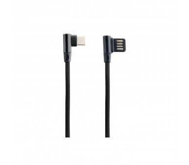 Muvit Tiger Cable Usb A Micro Usb Formato L 2A 1,2M Negro
