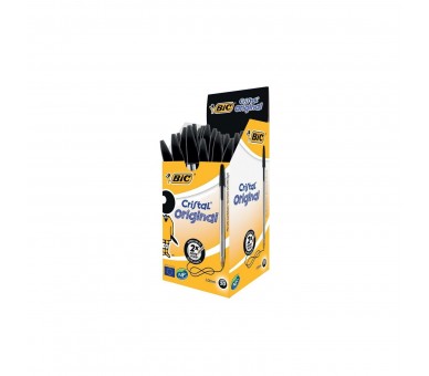 Caja De Bolígrafos De Tinta De Aceite Bic Cristal Original 8