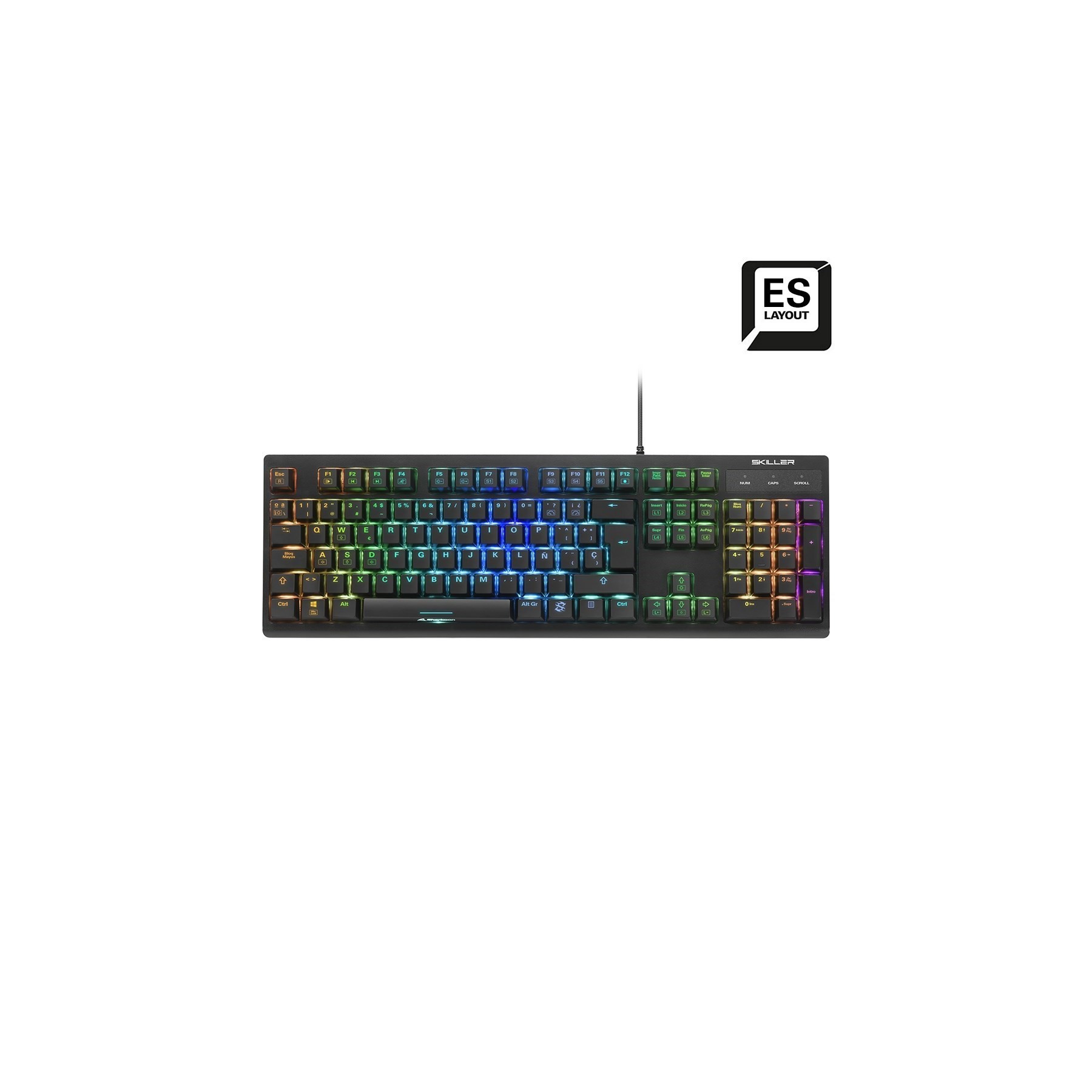Teclado Gaming Sharkoon Shark Skiller Sgk30 Blue