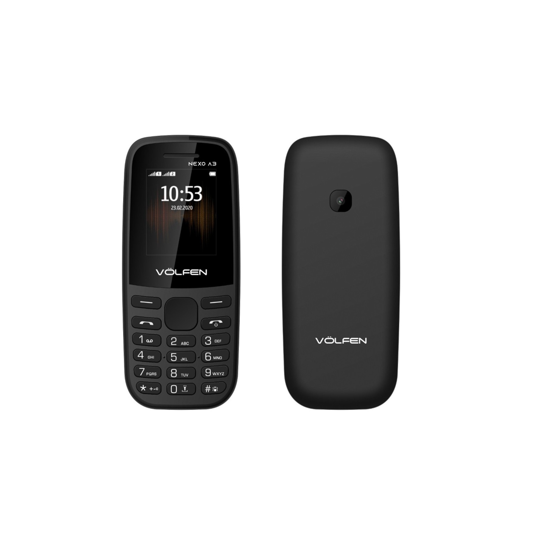 Teléfono Móvil Volfen A3 Negro Pantalla 1.8Pulgadas - Camara