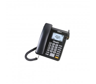 Teléfono Maxcom Fijo Mm28D 2G Sim Black (No Rj11).