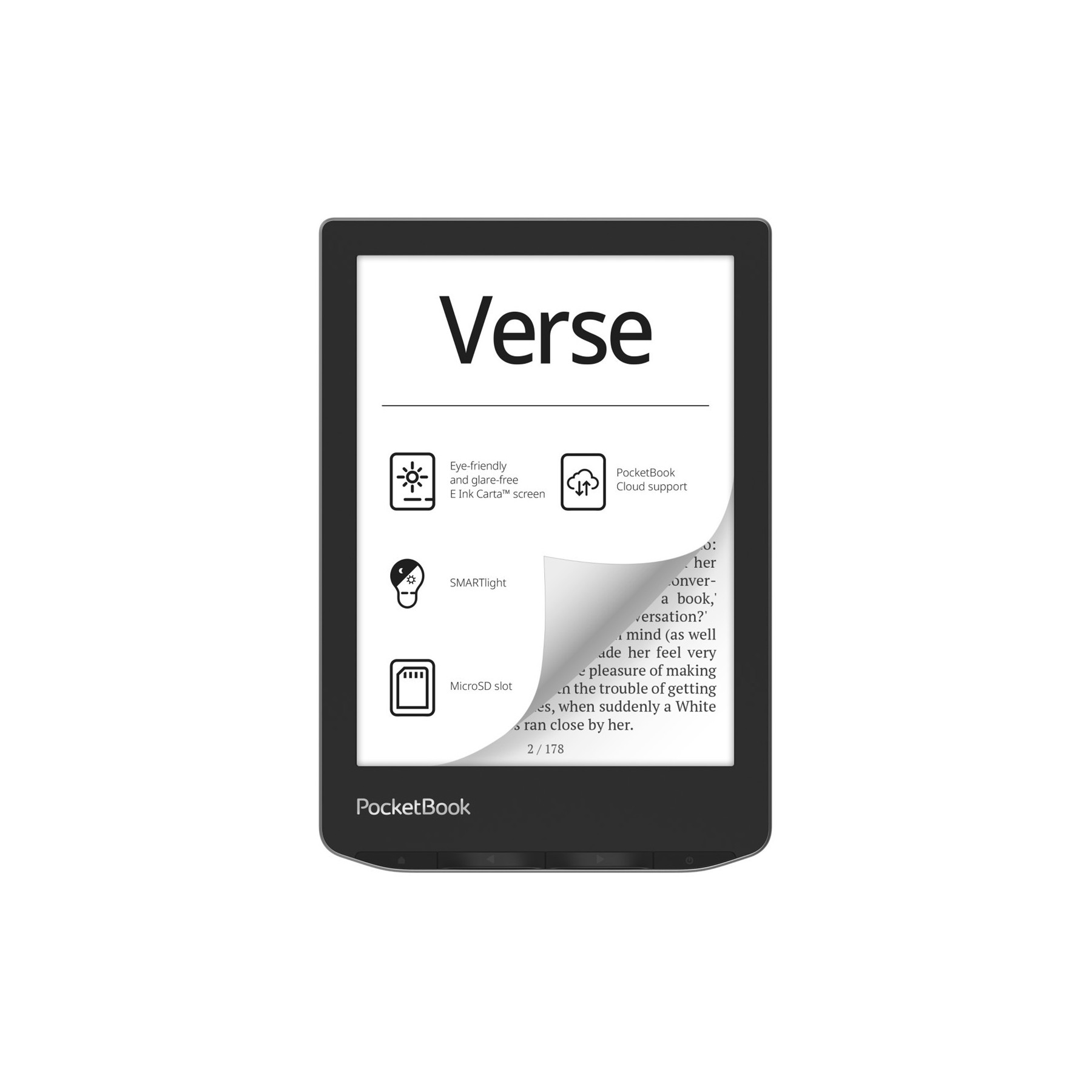 Libro Electronico Ebook Pocketbook Verse 6Pulgadas 8Gb Gris