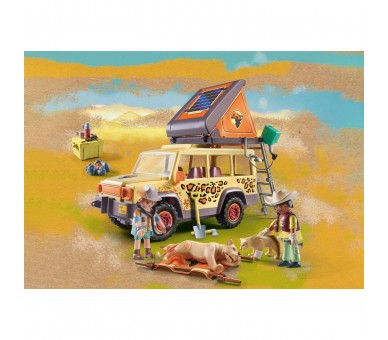 Playmobil Wiltopia Vehículo Todoterreno Con Leones