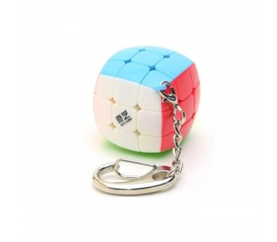 Cubo De Rubik Qiyi Mini 3.5Cm Llavero 3X3 Stickerless