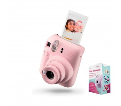 Fujifilm Kit Best Memories Instax Mini 12 Blossom Pink / Cám