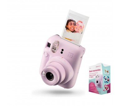 Fujifilm Kit Best Memories Instax Mini 12 Lilac Purple / Cám