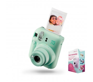 Fujifilm Kit Best Memories Instax Mini 12 Mint Green / Cámar