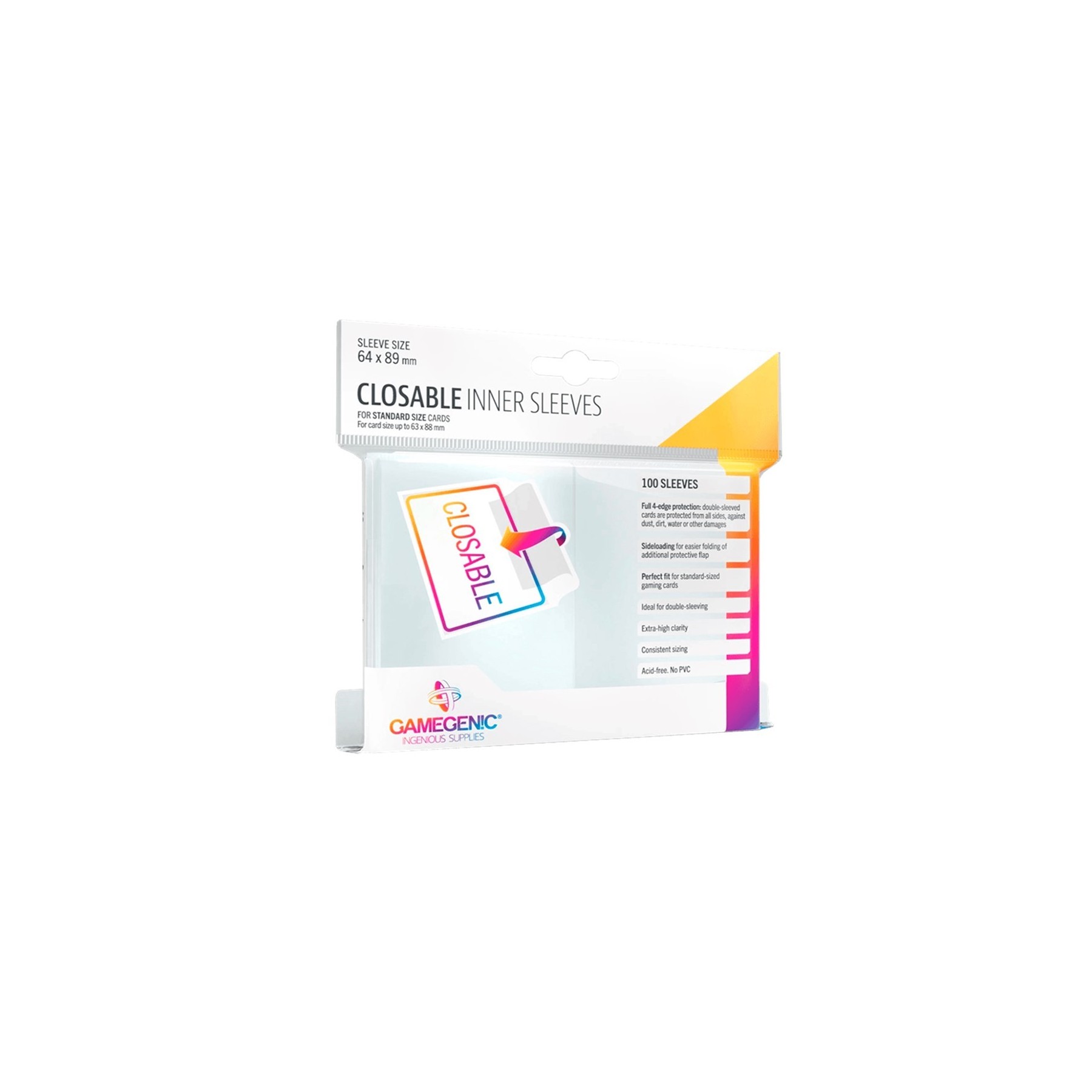 Fundas Transparentes De Cartas Gamegenic (100)