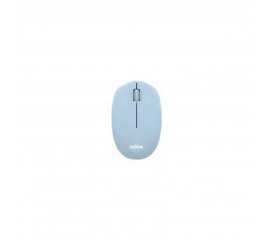 Raton Nilox Wireless Azul Pastel 1.000 Dpi