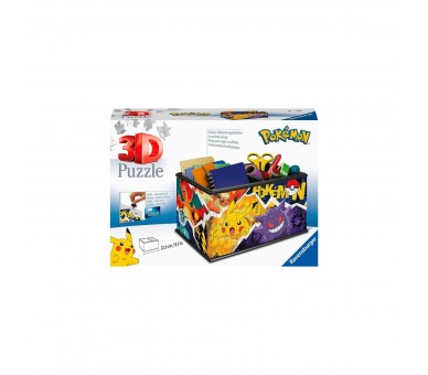 Puzzle 3D Caja De Almacenamiento Pokemon 216Pzs