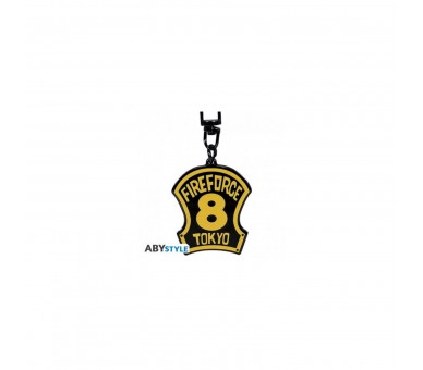 Llavero Abystyle Fire Force Emblema Division 8