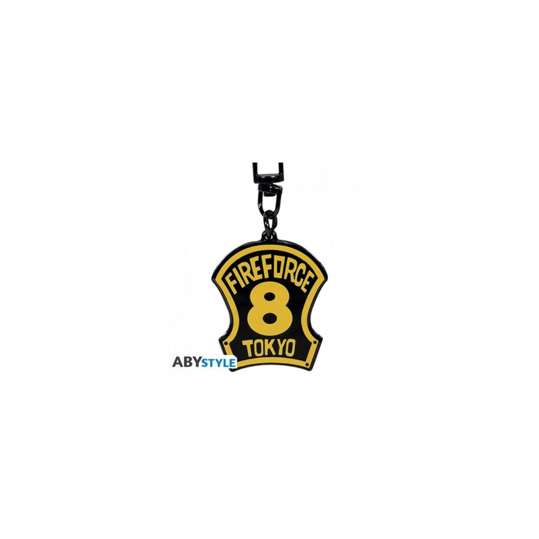 Llavero Abystyle Fire Force Emblema Division 8