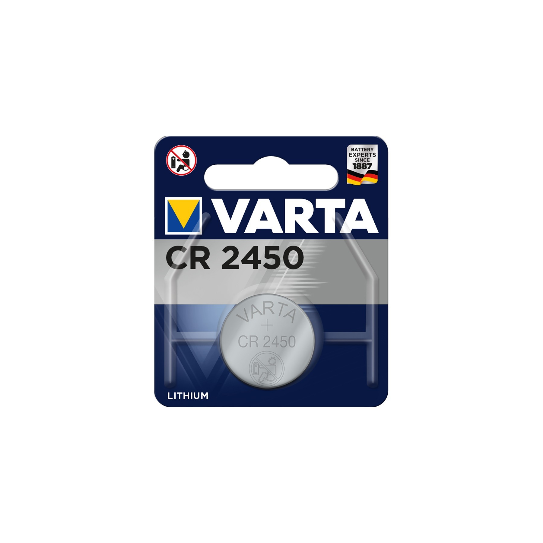 Blister Pilas Varta Litio Boton 3V Cr2450