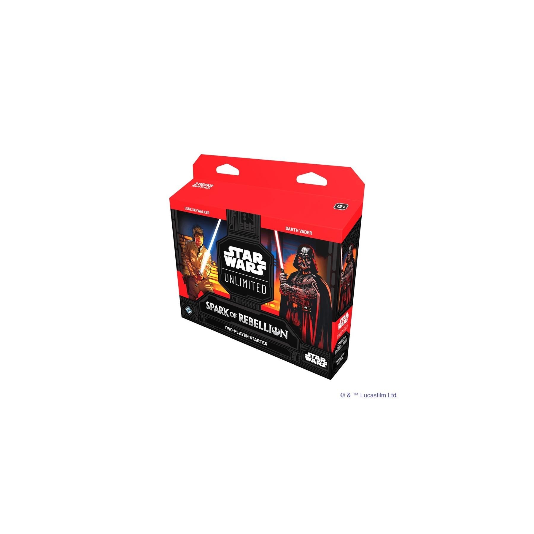 Juego De Cartas Star Wars Unlimited Spark Of Rebellion Paque
