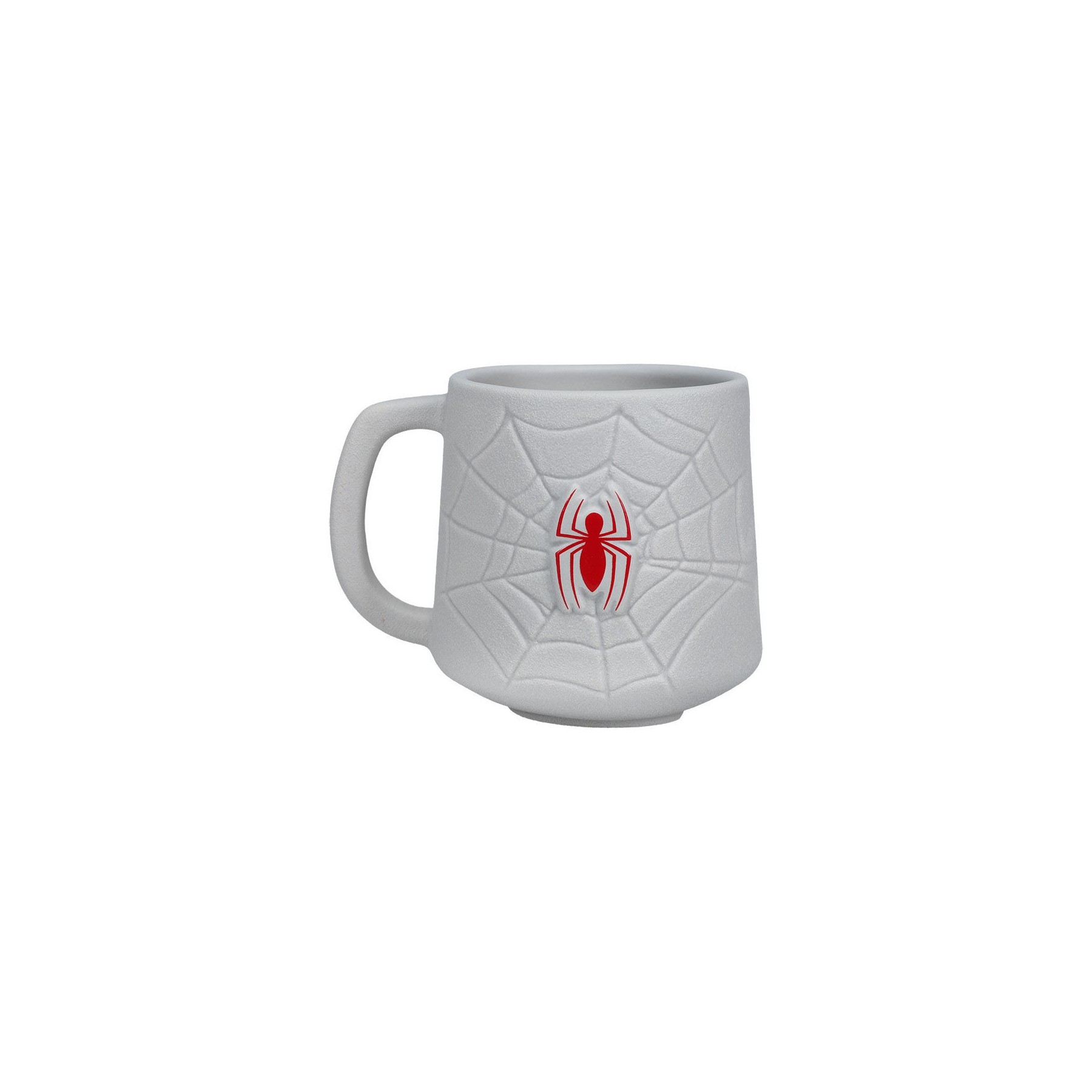 Taza 3D Telaraña Y Logo Spider-Man 450 Ml
