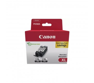 Pack Cartucho Tinta Canon Pgi - 570Xl Negro 2 Uds